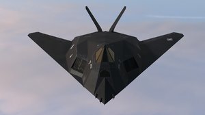 3D f-117 nighthawk