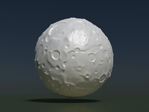 3D moon