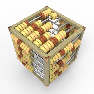 3D cubic abacus