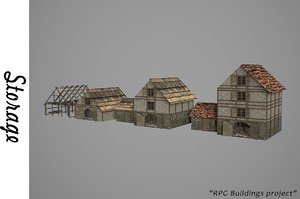 store storehouse house 3D model