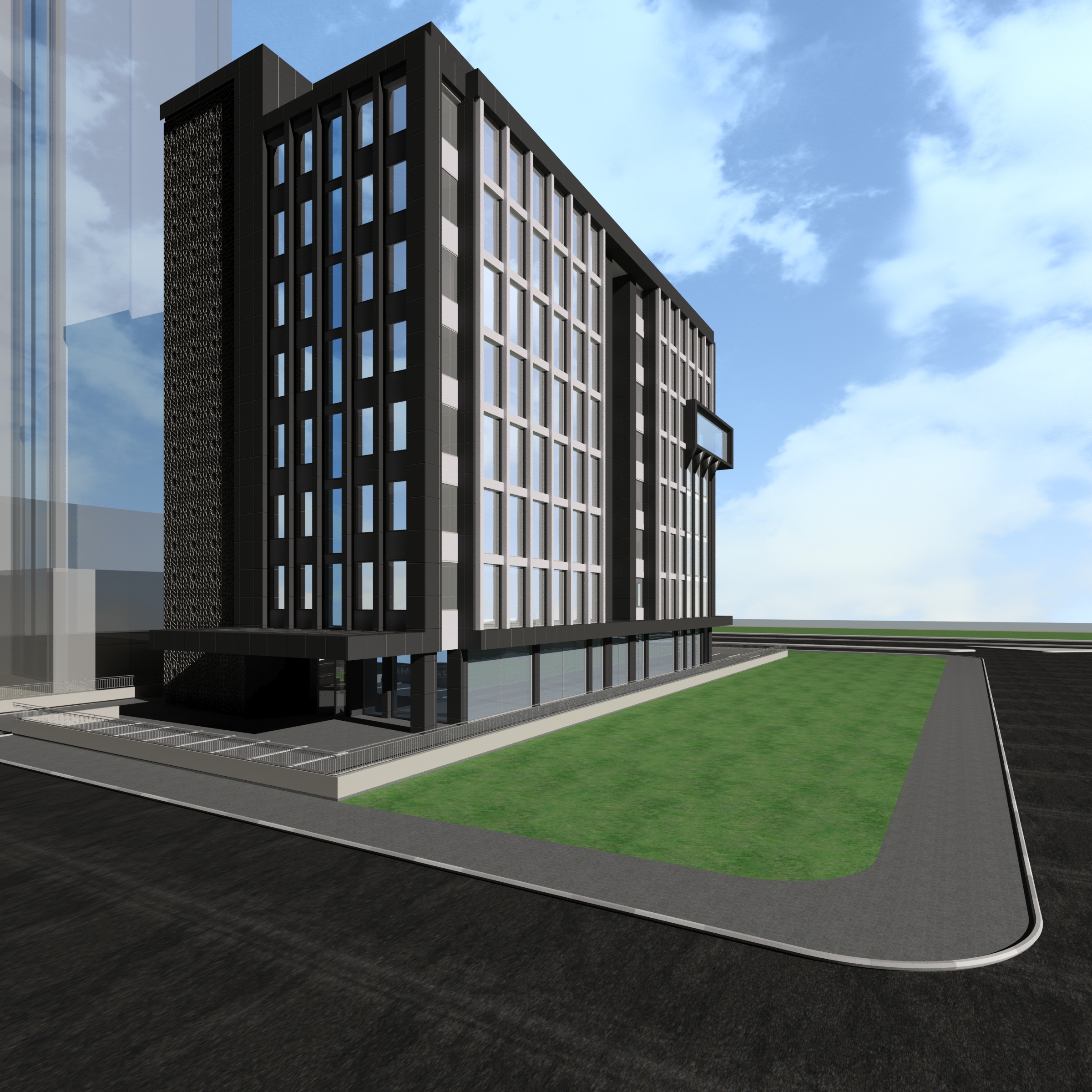 政府税收大楼3d模型