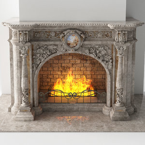 fireplace classic 3D model