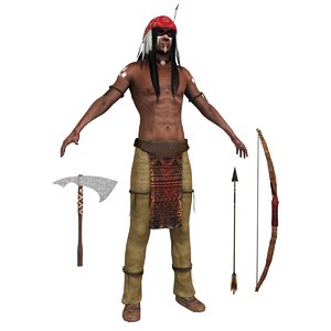 native american man model