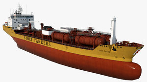 3D oil tanker stolt spray