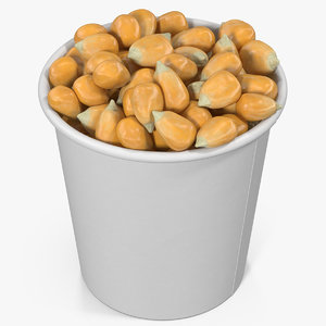 corn kernels cup 2 3D model