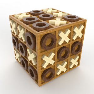 cubic tic-tac-toe 3D model