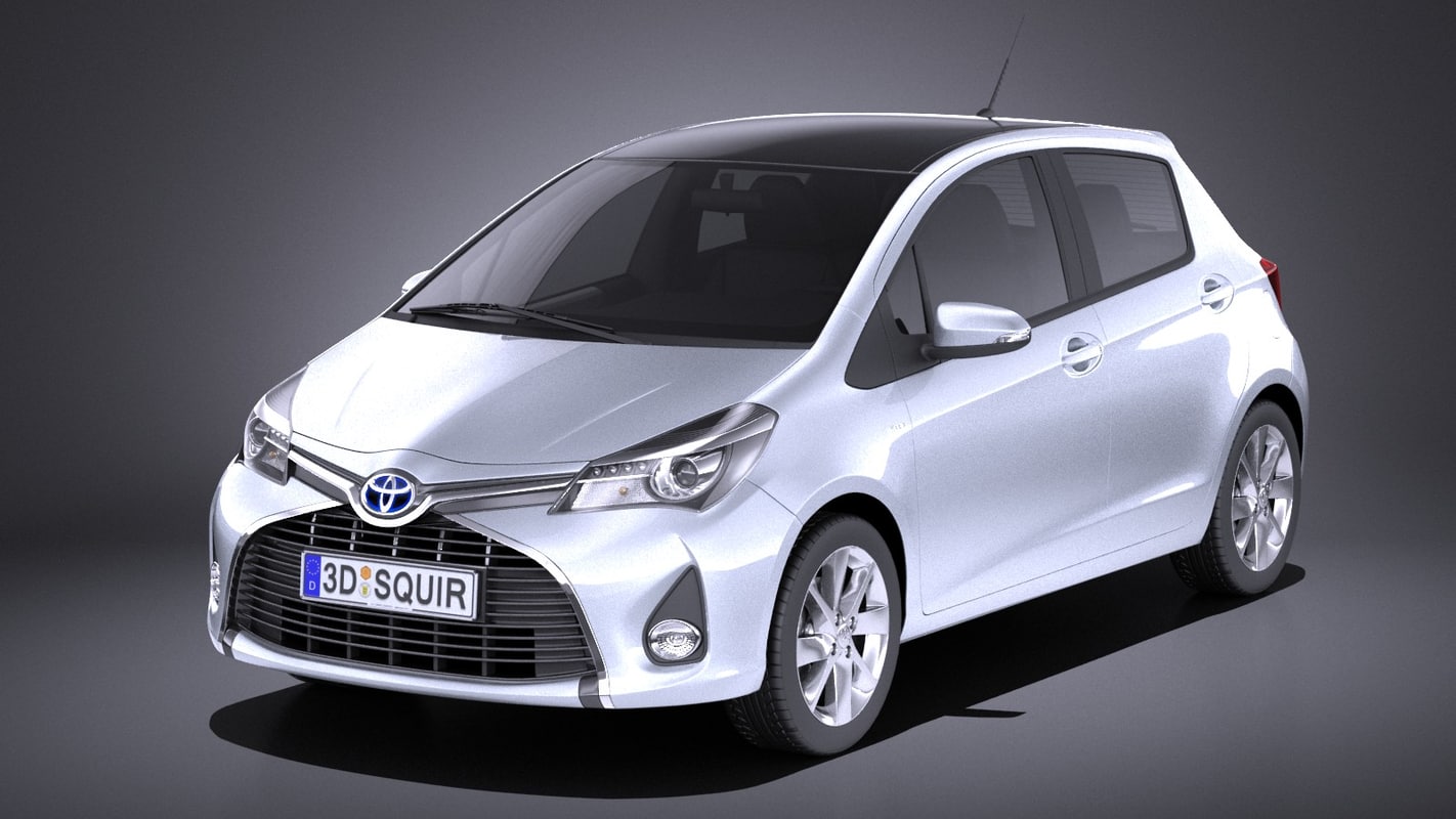 2016 toyota yaris 3D model TurboSquid 1260824