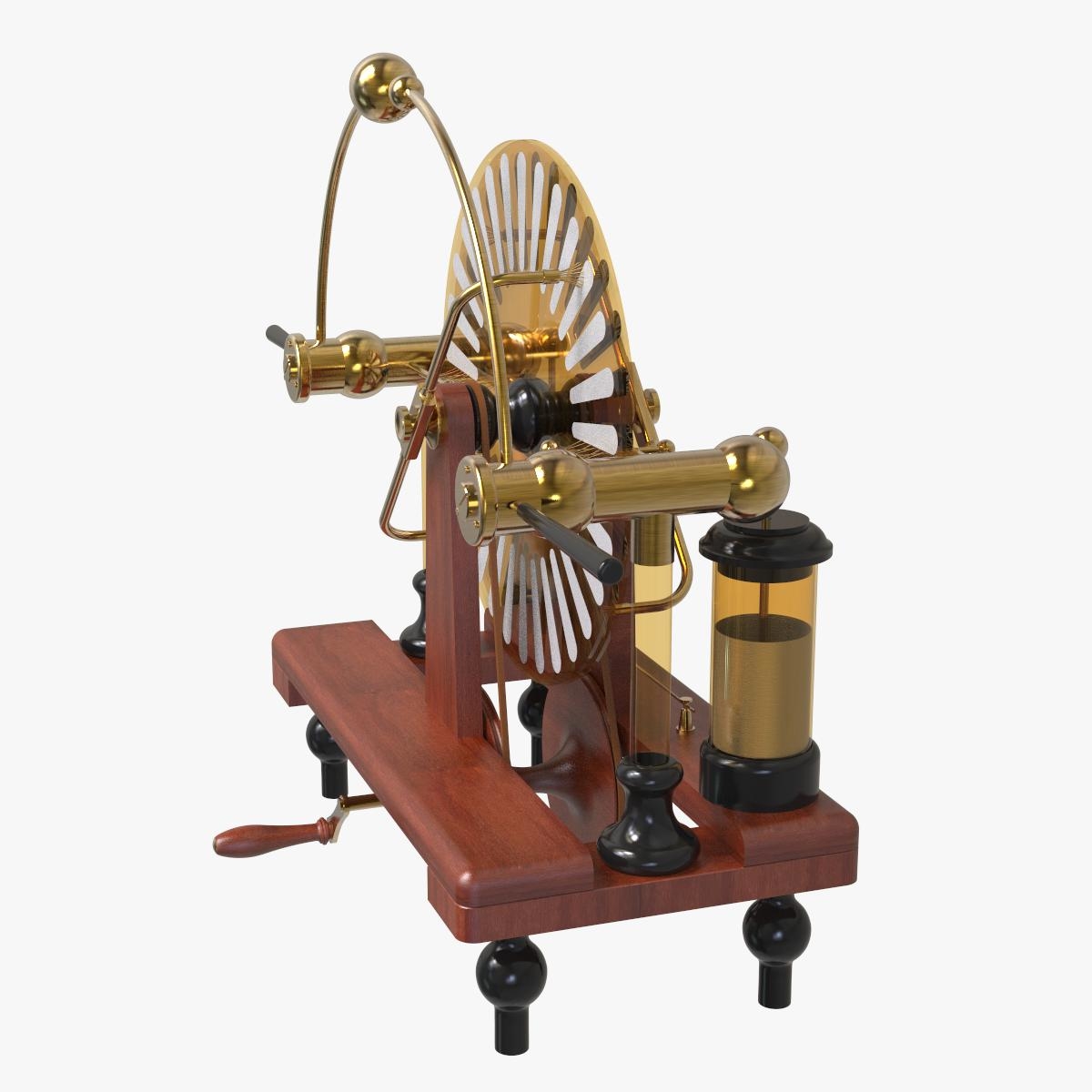 3D model victorian wimshurst machine - TurboSquid 1260849