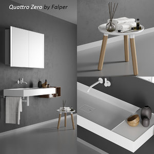 quattro zero washbasin 3D model