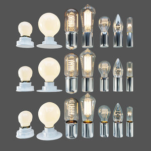 lamps set 3D model