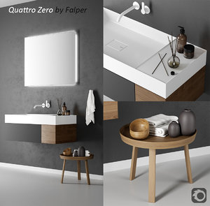 3D quattro zero washbasin