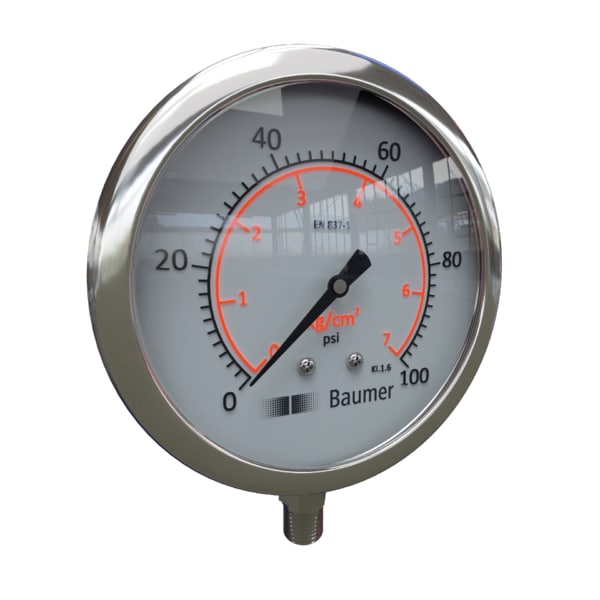 Pressure gauge 3D model TurboSquid 1261134