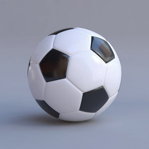 3D soccer ball