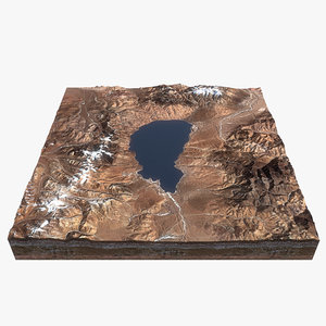 lake china relief 3D model