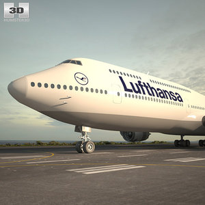 boeing 747 8i 3D