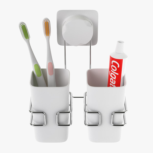 Держатель для зубных щеток 3д модель отбеливание зубов снятие камня