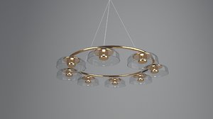 3D sketchup blossi 8 lamp model
