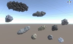 asteroids 3D model
