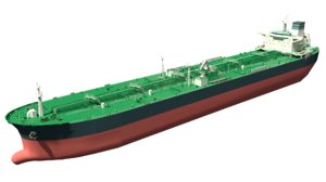 aframax class oil tanker model