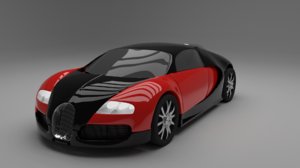 3D bugatti veyron