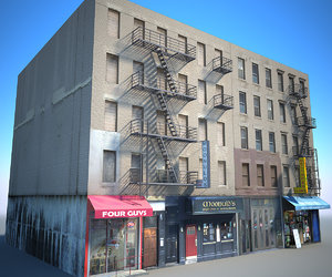 3D new york buildings east