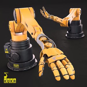 kuka hand robot hw 3D model