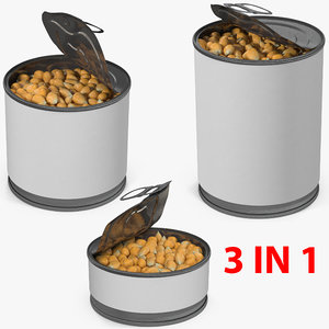 corn kernels 3D