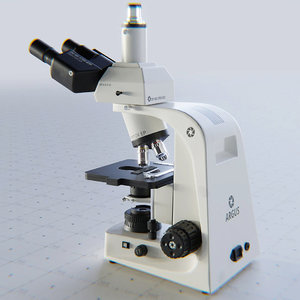 microscope - pbr asset 3D model