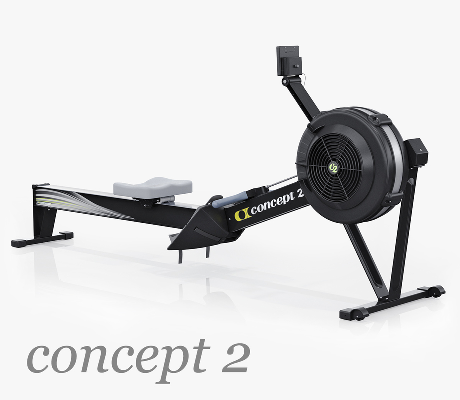 3D indoor rower concept 2 TurboSquid 1262230