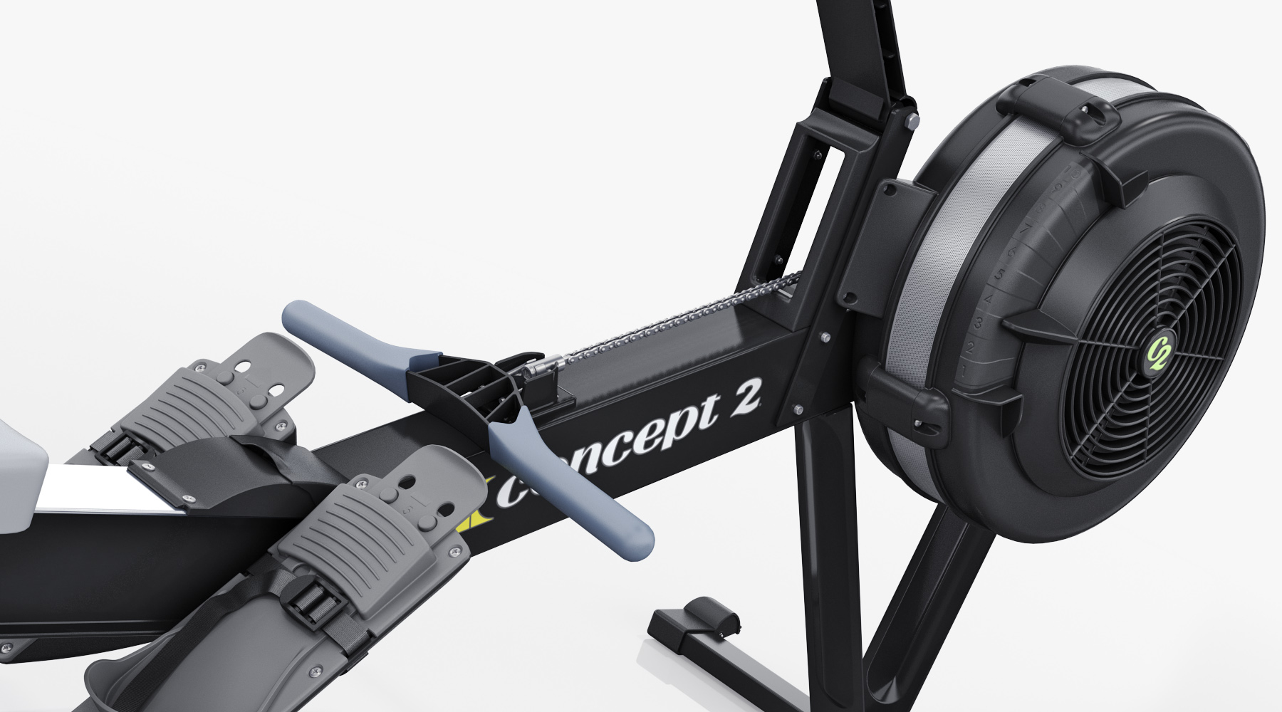 3D indoor rower concept 2 - TurboSquid 1262230