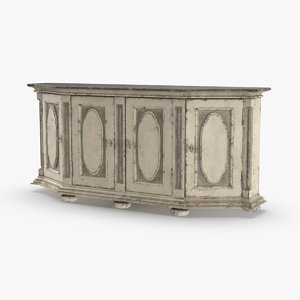 3D transitional-credenza