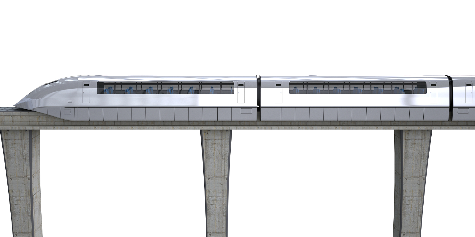 设计单轨铁路3d模型