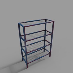 metal rack 3D