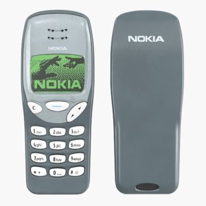 nokia 3210 phone 3D model