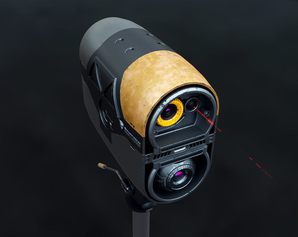 Target scanner 3D TurboSquid 1262877