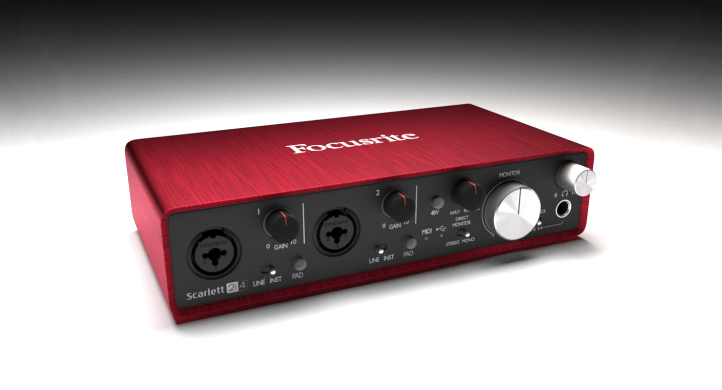 Внешняя звуковая карта focusrite scarlett 18i20 3rd gen