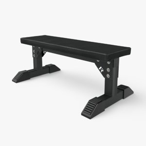 weight bench 3D model