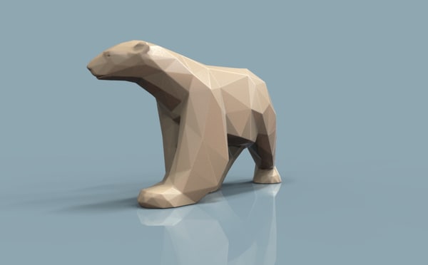 3D model polar bear printing - TurboSquid 1263062