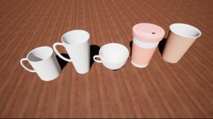 3D model cup