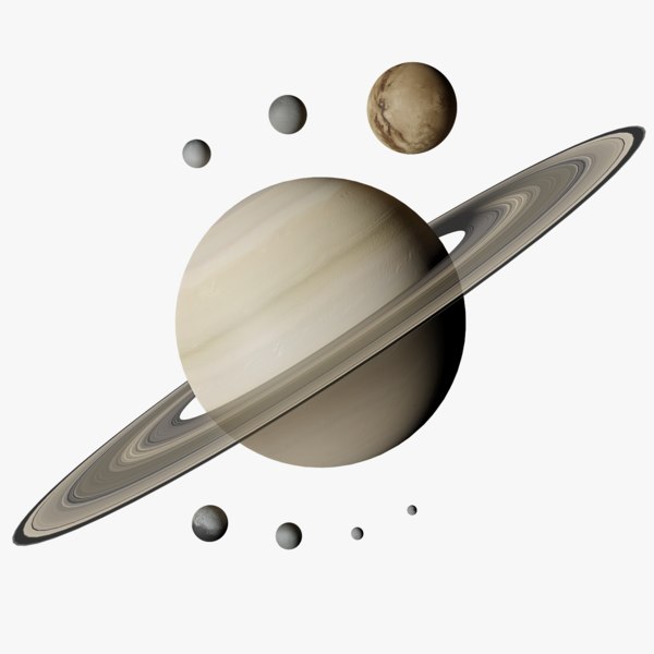 moon nasa stars 3d model