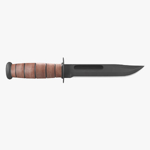 knives knife ka-bar 3D