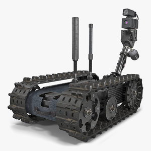 multi functional tracked military 3D model