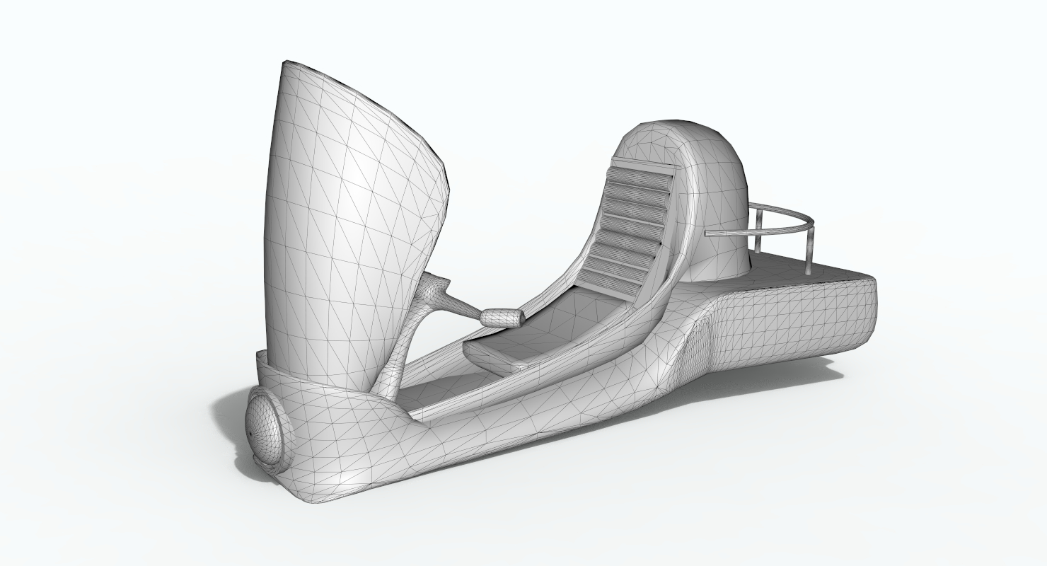 气垫船3d模型
