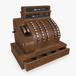 cash register 3D model
