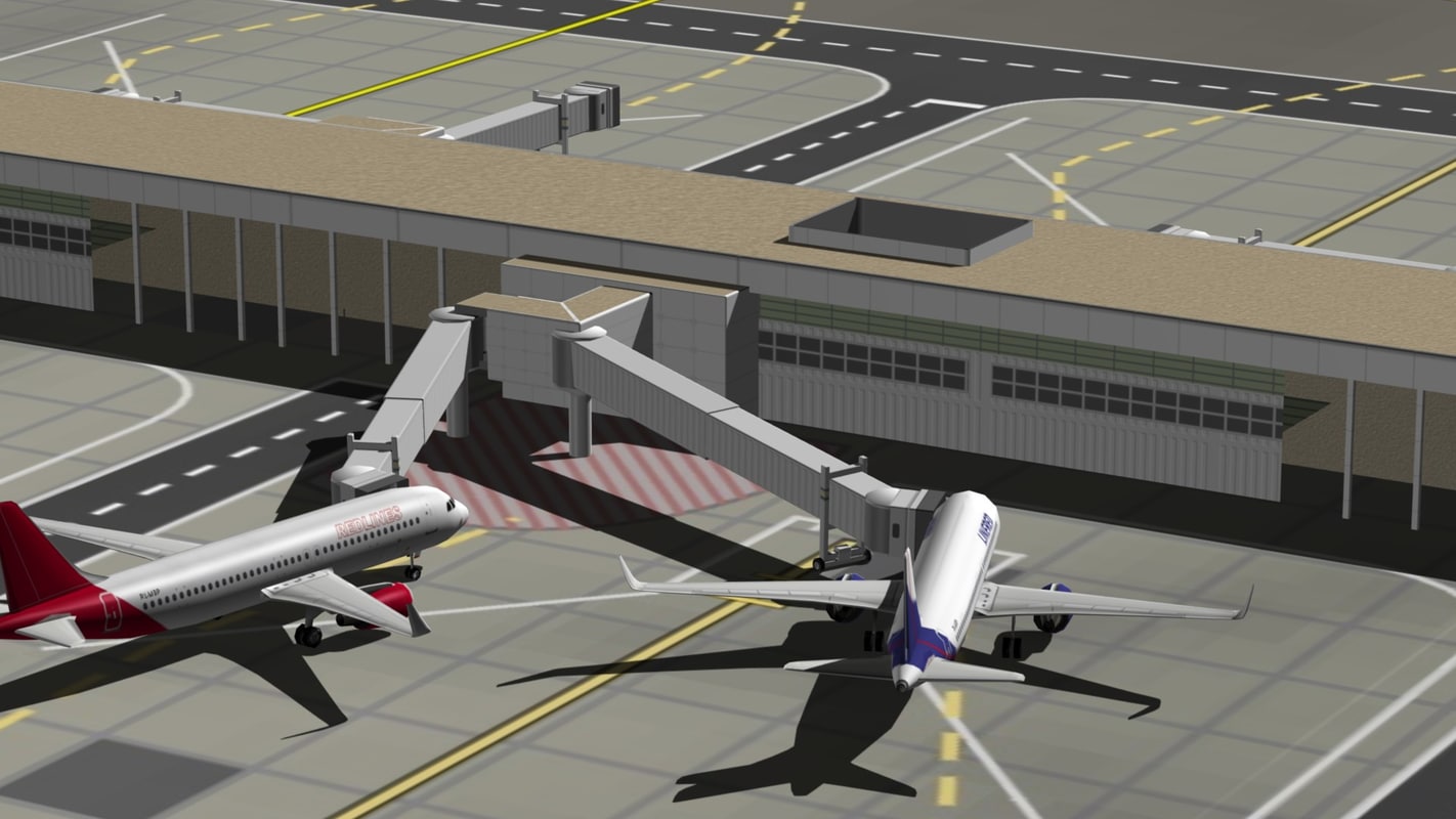 3D Airport Model - TurboSquid 1263739