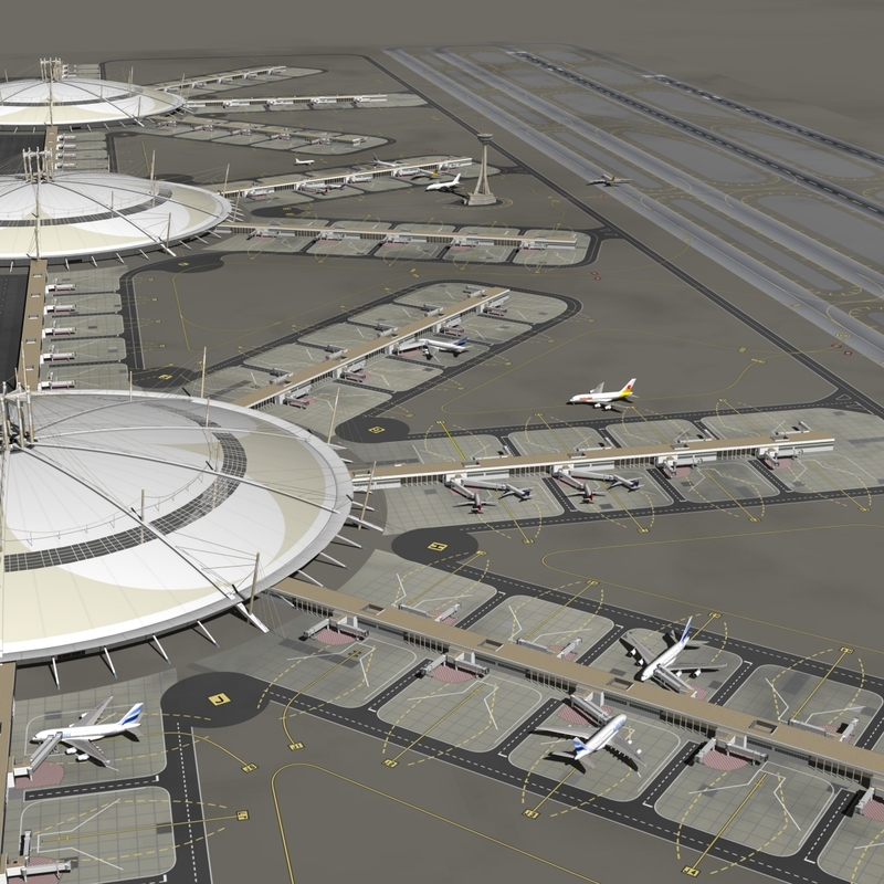 3D Airport Model - TurboSquid 1263739