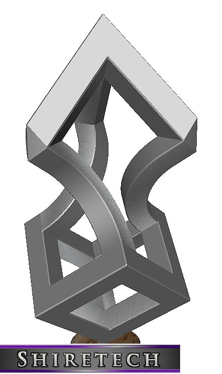 3D metal art sculpture 16 - TurboSquid 1263833