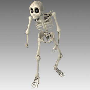 skeleton character 3D