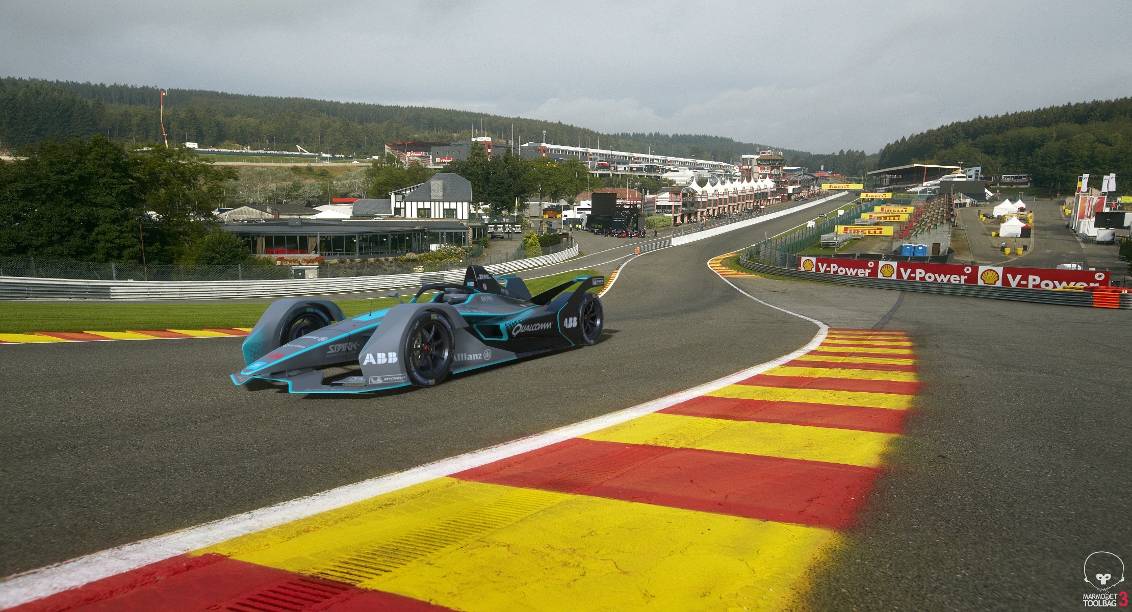 gen2 formula e car日内瓦版2018 2019年3d模型