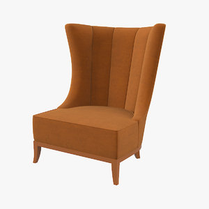 3D model chair wing